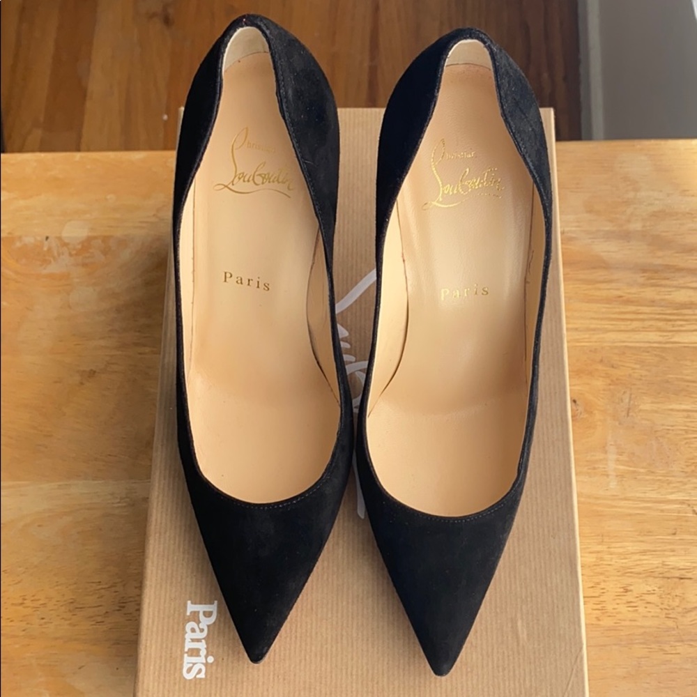 Christian Louboutin 100mm Suede Pump